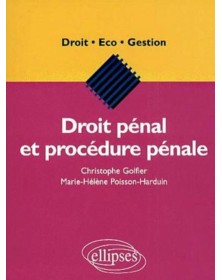 Droit pénal et procédure...