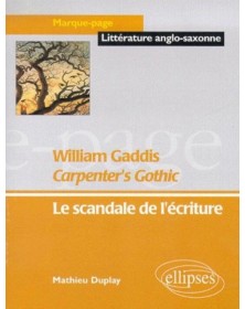 Gaddis William, Carpenter's...