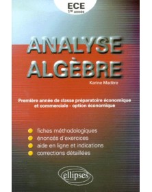 Analyse, algèbre -...