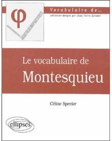 vocabulaire de Montesquieu...
