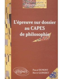 L'épreuve sur dossier au...