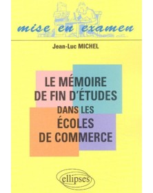Le mémoire de fin d'études...