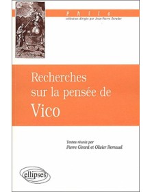 Recherches sur la pensée de...