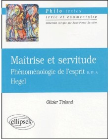 Hegel, Maîtrise et...