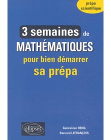3 semaines de Mathématiques...