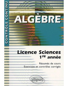 Algèbre - Licence sciences...