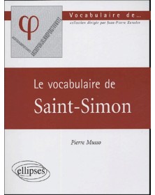 Le vocabulaire de Saint-Simon