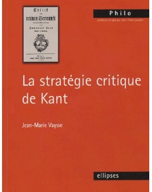 stratégie critique de Kant...