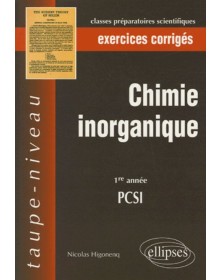 Chimie inorganique - 1re...