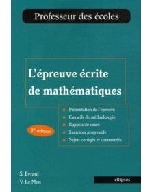 L'épreuve écrite de...