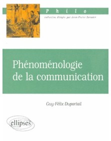 Phénoménologie de la...