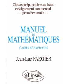 Manuel de mathématiques -...