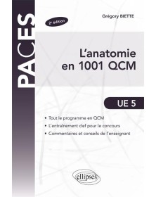 L'anatomie en 1001 QCM