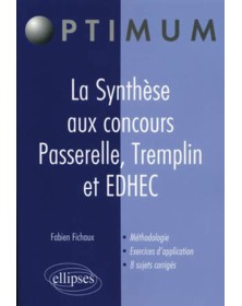 La Synthèse aux concours...