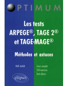 Les tests  ARPEGE®, TAGE 2®...