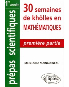 Mathématiques - 1re partie