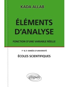 Eléments d'analyse....