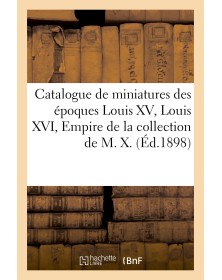 Catalogue de miniatures des...