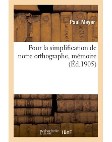 Pour la simplification de...