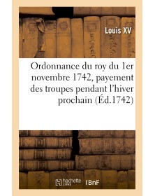 Ordonnance du roy du 1er...