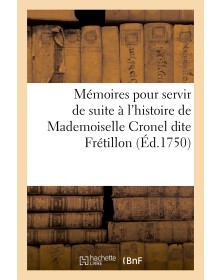Mémoires pour servir de...