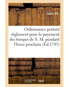 Ordonnance portant...