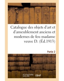 Catalogue des objets d'art...
