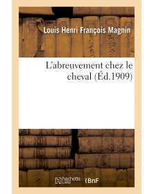 L'abreuvement chez le cheval
