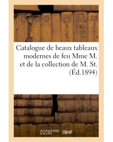 Catalogue de beaux tableaux...