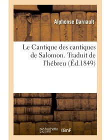 Le Cantique des cantiques...