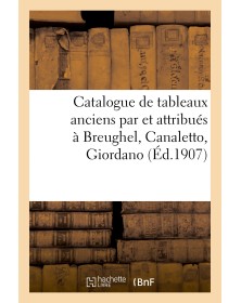 Catalogue de tableaux...
