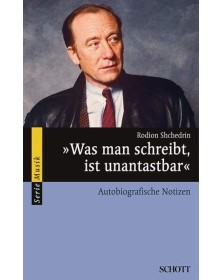 „Was man schreibt, ist...
