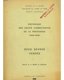 Historique des unités...