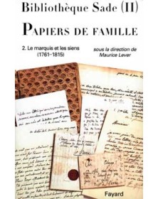 Bibliothèque Sade - Papiers...