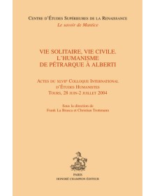 Vie solitaire, vie civile,...