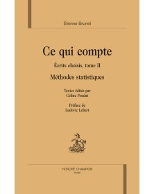 CE QUI COMPTE - METHODES...