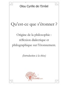 Qu'est ce que s'étonner ?...