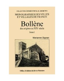 Bollène - des origines au...
