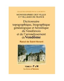 VENDOMOIS II (DICTIONNAIRE...