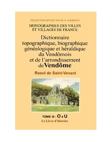 VENDOMOIS III (DICTIONNAIRE...