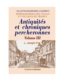 ANTIQUITES ET CHRONIQUES...