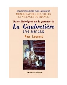 Notes historiques sur la...