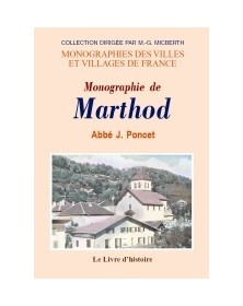 Monographie de Marthod