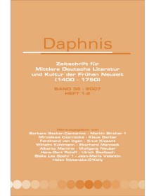 DAPHNIS. ZEITSCHRIFT FUR...