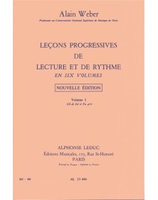 ALAIN WEBER: LECONS...