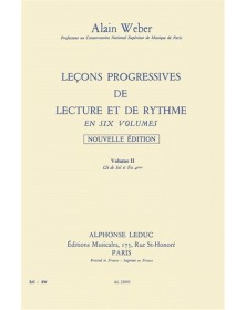 ALAIN WEBER : LECONS...