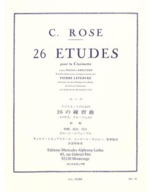CYRILLE ROSE :  26 ETUDES...