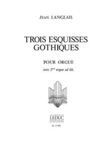 JEAN LANGLAIS: 3 ESQUISSES...