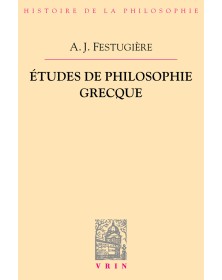 Études de philosophie grecque