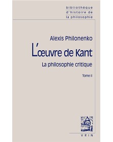 L'œuvre de Kant La...